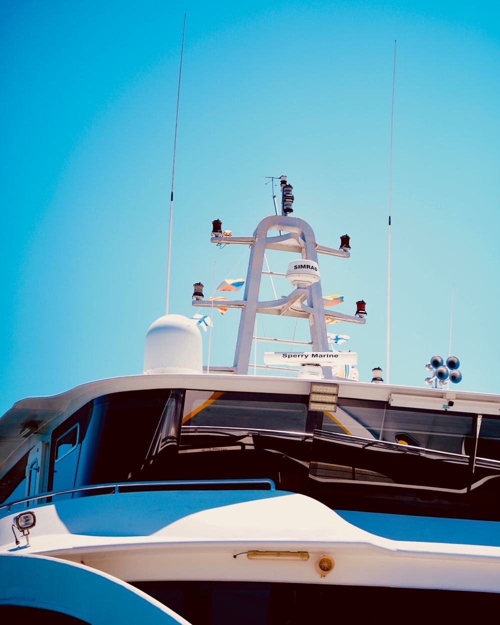 Superyacht aft deck