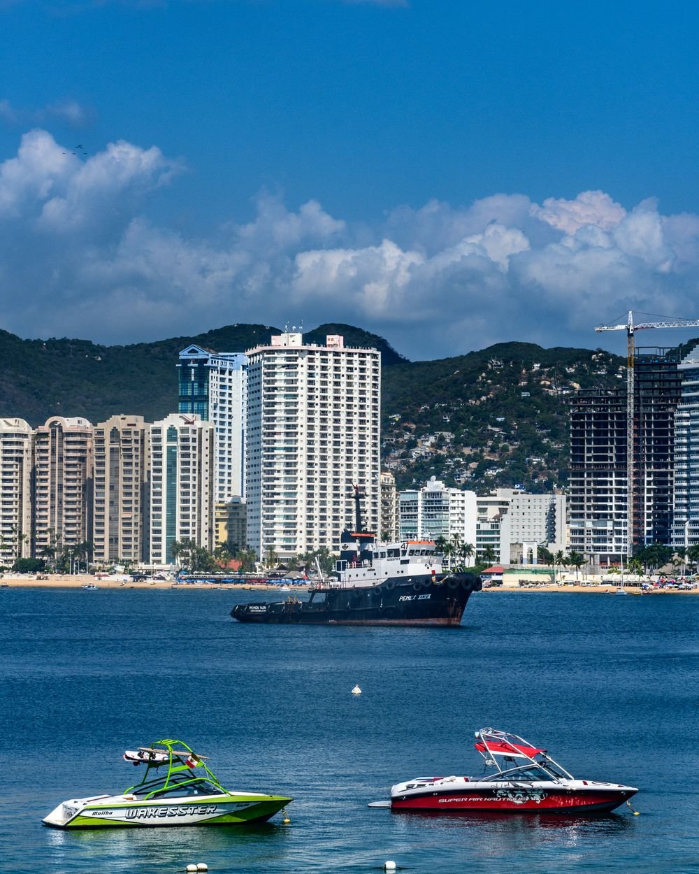Acapulco bay from the water