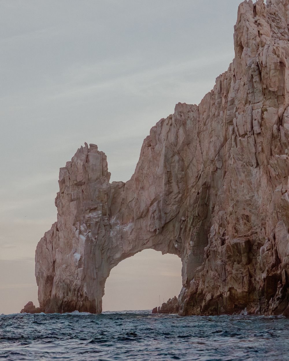 Mexican coastline meeting deep blue water
